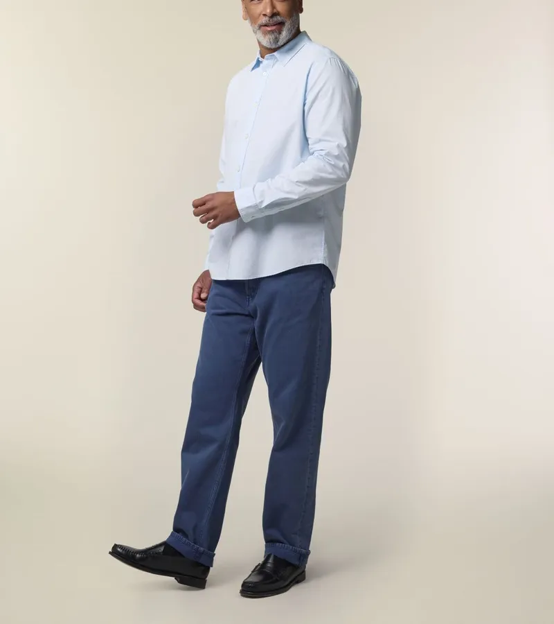 UNIPOLAR UNIPOLAR Basic Hemd Styling, Summer blue, – Produktbild 1 von 1