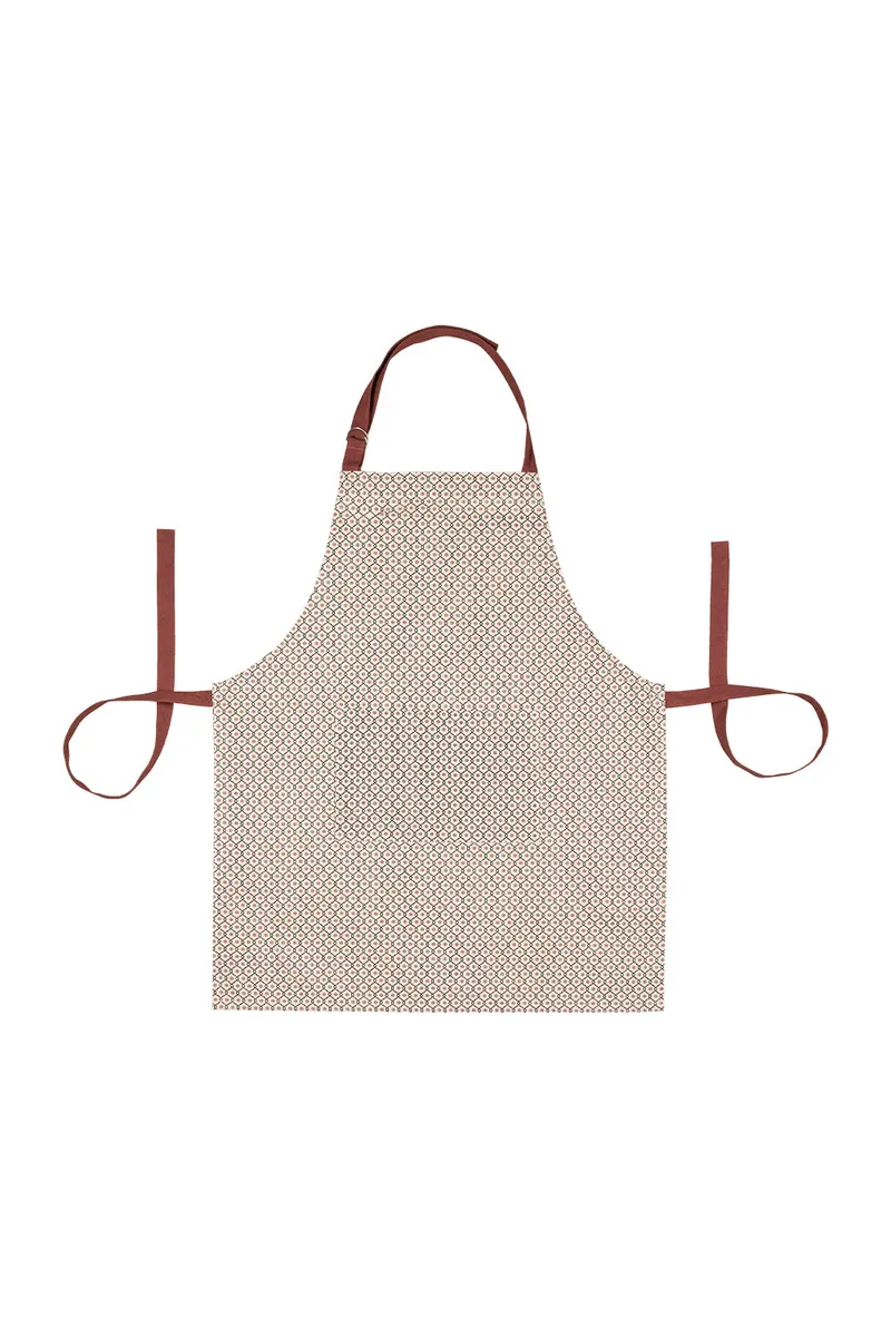 Tranquillo Küchenschürze PATTERN - rot – Produktbild 1 von 2