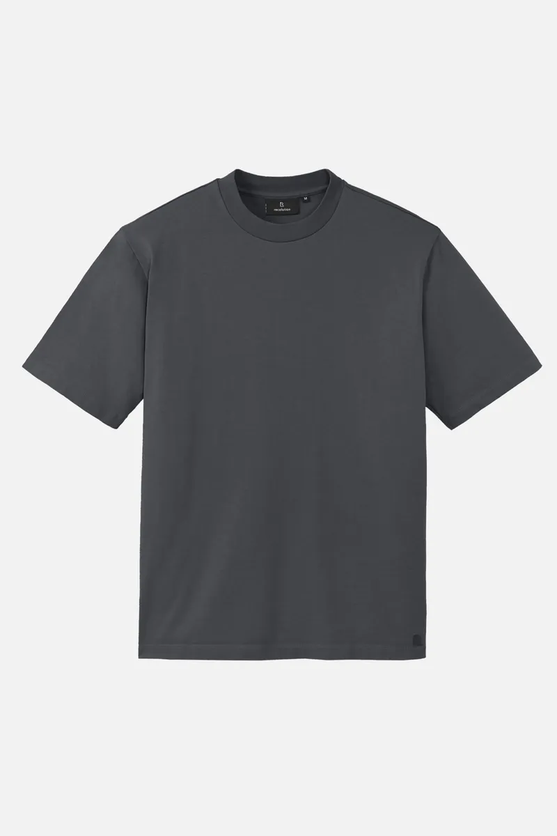 recolution Recolution Herren vegan T-Shirt Elder Dunkelgrau, Dunkelgrau, – Produktbild 1 von 1