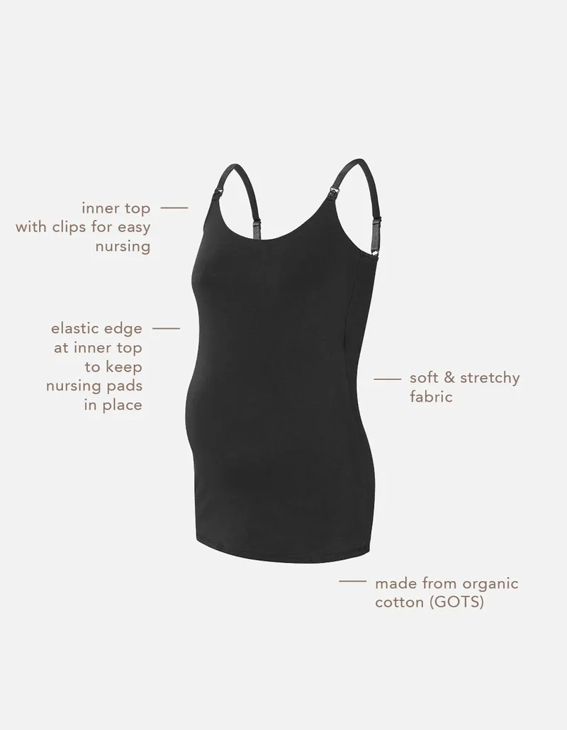 Noppies Maternity Still-Top Ara, Schwarz, – Produktbild 1 von 5