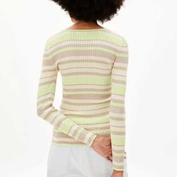 ARMEDANGELS ARMEDANGELS Alaania - Crew - Multicolor aus Bio-Baumwolle, Bunt, – Produktbild 2 von 4
