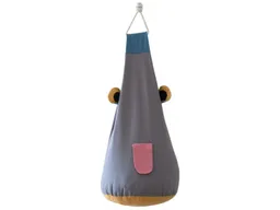dekdek Box- und Knuddelsack grau ca. 54 cm hoch, Durchmesser 32 cm ohne Seil – Produktbild 1 von 1