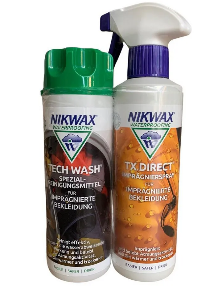 Nikwax Nikwax TechWash und TX.Direct Spray-on 2x300ml - Doppelpack Spezialwaschmittel – Produktbild 2 von 3