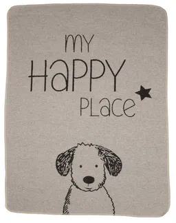 david fussenegger david fussenegger Tierdecke Hundedecke 'my happy place' 70 x 90 cm – Produktbild 1 von 1