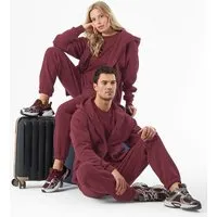 ORGANICATION ORGANICATION JENNA | Essentials Travel Unisex Full Zip-Hoodie aus Bio-Baumwolle und recyceltem Polyester, Bordeaux, – Produktbild 1 von 1