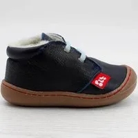 Pololo Pololo Lauflernschuh-Winterschuh "Juan", gefüttert mit 100% Wolle (Bio/kbT), Gr. 20 - 27, Blau, – Produktbild 1 von 1