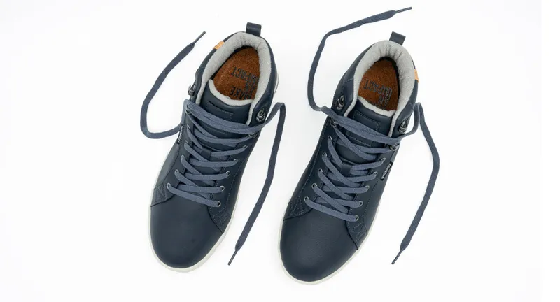 SAOLA SAOLA Herren vegan Sneaker Herren Bergen Waterproof Navy, Extra dunkelblau, – Produktbild 2 von 2