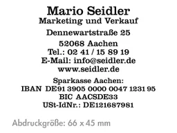 Trodat Ersatz-Stempelplatte für Trodat Stempel 6/58 – Produktbild 1 von 1