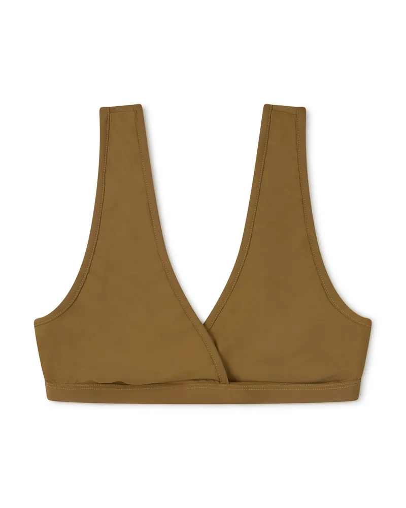 MATONA MATONA Damen vegan Bikini Top Moss, Hellbraun, – Produktbild 1 von 2