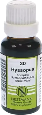 Nestmann Pharma HYSSOPUS KOMPLEX Nr.30 Dilution 20 ml Dilution – Produktbild 1 von 1