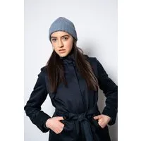 ein garten Studios ein garten Studios kurze Strickmütze / recycelte Biobaumwolle + Tencel / vegan, Light grey, – Produktbild 1 von 1