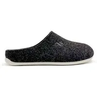 thies Veganer Slipper "thies ® PET", fair, mit Wechselfussbett, Choco (dunkelbraun), – Produktbild 1 von 1