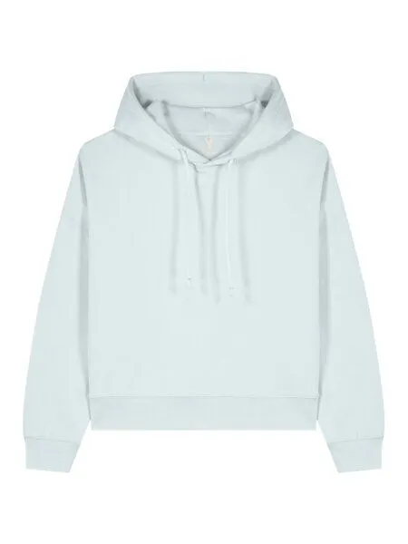 YTWOO YTWOO Moderner Damen Oversized Drop-Shoulder Hoodie Nachhaltig aus 100% Biobaumwolle, Hellblau, – Produktbild 3 von 3