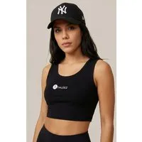 THE FACE OF ELEMENTS THE FACE OF ELEMENTS ATHLEEZ LYO.Pulse - HIGH PERFORMANCE FITTED CROP TOP AUS NATURFASER – Produktbild 1 von 1
