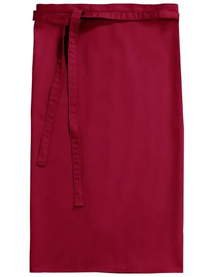 CG Workwear Servierschürze Schürze CG Workwear Bistro Apron Roma 80 GreeNature, Cherry, – Produktbild 2 von 2