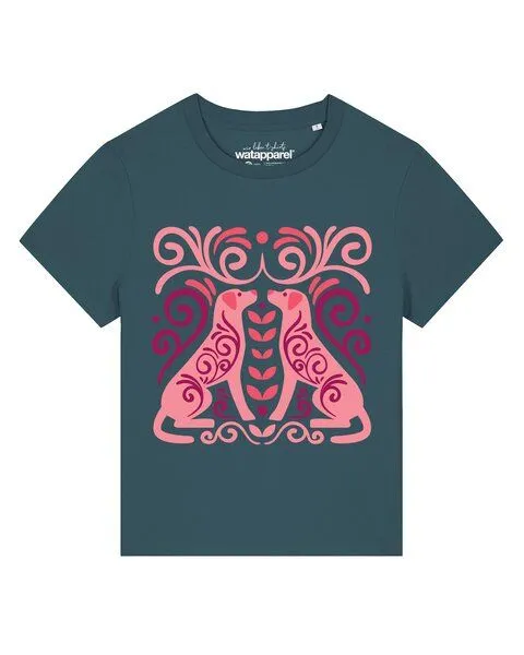 watapparel watapparel T-Shirt Frauen Hundeliebe, Stargazer, – Produktbild 1 von 2