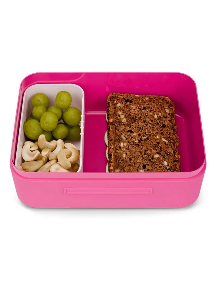 Ergobag Ergobag Lunchbox Brotdose, Kunststoff, (Brotdose, 1-tlg., 1x Brotdose), spülmaschinengeeignet bis 45 Grad, Handwäsche empfohlen, Rosa, – Produktbild 8 von 8