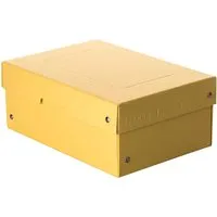 Falken Falken Aufbewahrungsbox "PURE Box" Pastell, DIN A5, 100 mm Höhe, gelb – Produktbild 1 von 1