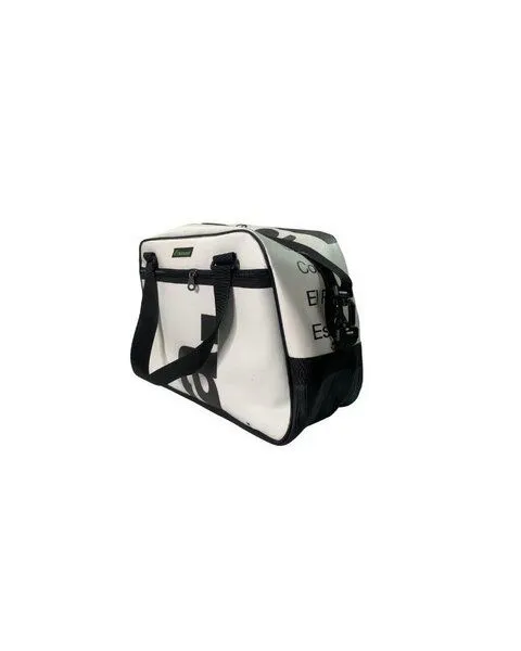 DEMANO DEMANO Travel Bag Hergestellt aus Recycelten Bannern Foixarda, Weiss, – Produktbild 3 von 4