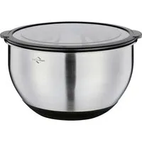 Schüssel "Deluxe" aus Edelstahl mit Deckel, rutschfest, Ø 24 cm – Produktbild 1 von 1