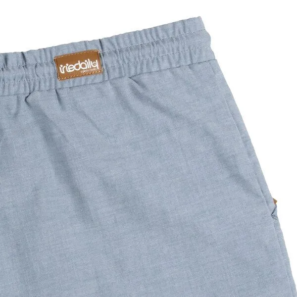 Iriedaily Iriedaily Chambray Girl Short, Blue mel. (blau), – Produktbild 3 von 4
