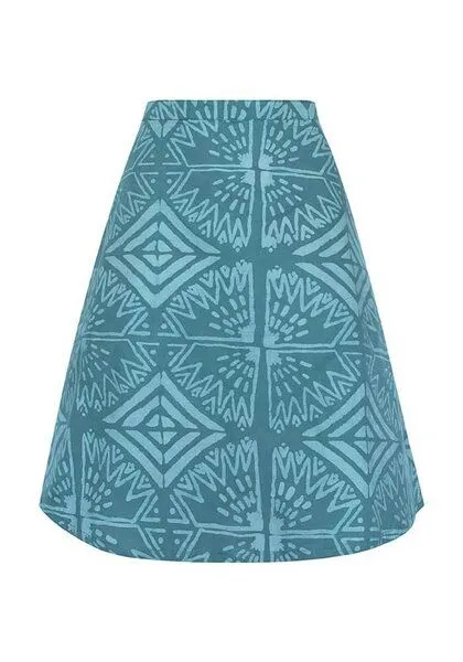 Global Mamas Global Mamas Bio Rock A-Linie - Volta, Radiance (teal), – Produktbild 1 von 3