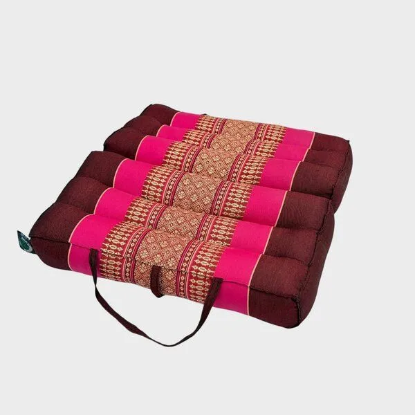 Der Lindwurm Der Lindwurm Yogablock mit Kapokfüllung, Magenta/weinrot, – Produktbild 2 von 2