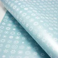 Bow Hummingbird Bow & Hummingbird Geschenkpapier Schneeflocken II – Produktbild 1 von 1