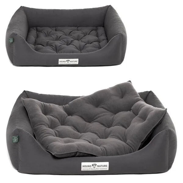 HOUND & NATURE HOUND & NATURE Öko Hundebett ZERMATT, Grau, – Produktbild 5 von 7