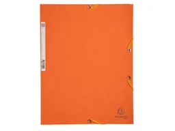 Exacompta 25 Exacompta Sammelmappen, Colorspan-Karton, 400 g/m², DIN A4, 3 Klappen, orange – Produktbild 1 von 1