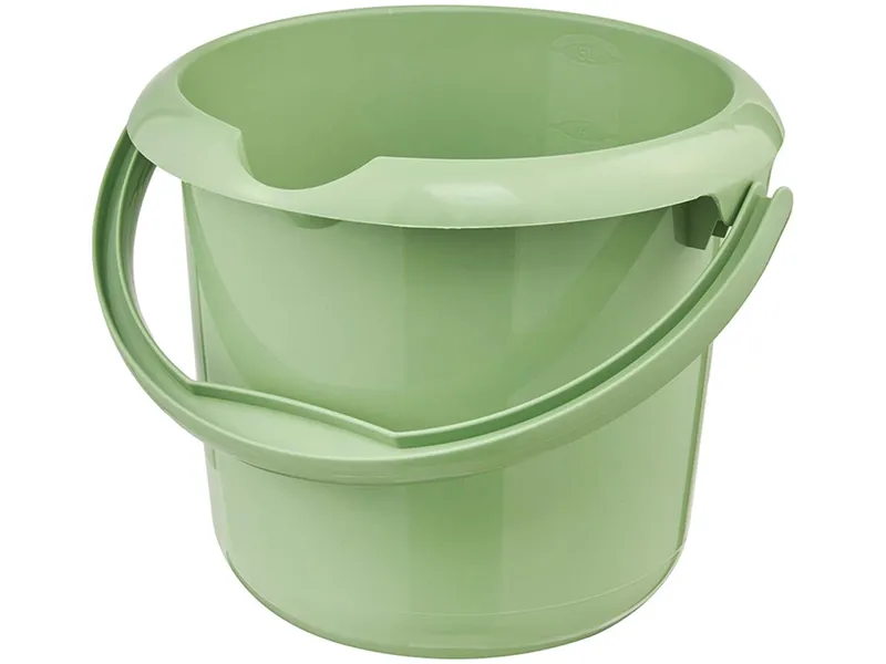 Keeeper Keeeper Eimer "Mika Eco Line" mit Ausguss, Skala und Griff, Ø 24 cm, 5 l, Grün, – Produktbild 1 von 1