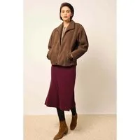 EKYOG EKYOG Damen-Jacke "CADOURS" aus recyceltem Polyester, camel, Gr. S – Produktbild 1 von 1