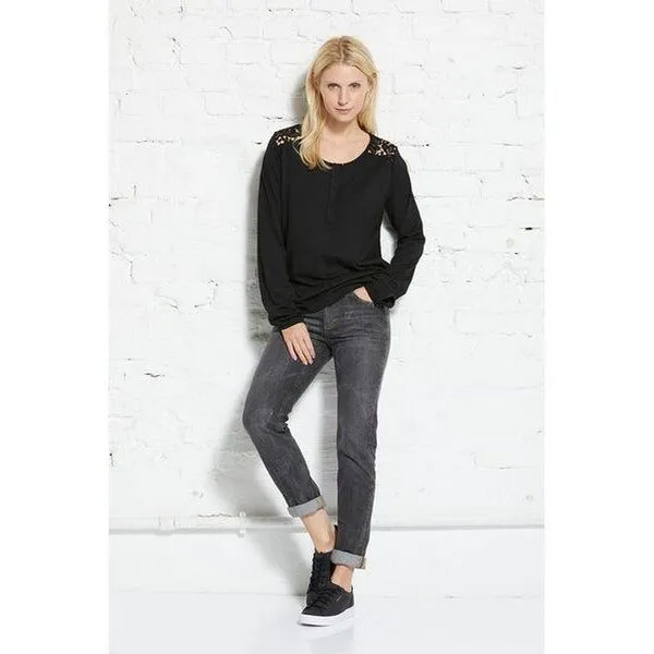 Wunderwerk Wunderwerk Amber High-Stretch-Denim Jeans im Slim Fit Schnitt, Black 420, – Produktbild 1 von 4