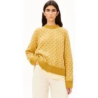 ARMEDANGELS ARMEDANGELS MULTI DOTS Damen Strickpullover aus Bio-Woll Mix, Mosslace-oatmilk, – Produktbild 1 von 1