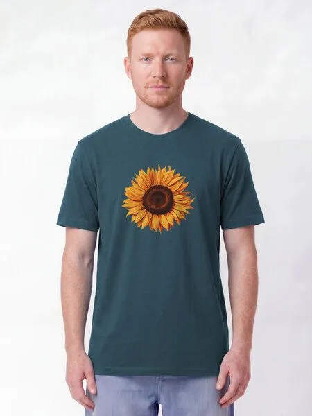 watapparel watapparel T-Shirt Unisex Sonnenblume, Stargazer, – Produktbild 2 von 5