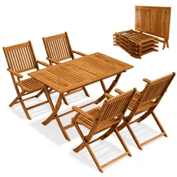 Casaria® Casaria® Garten-Sitzgruppe Sydney Komfort 5-tlg Akazienholz FSC® zertifiziert – Produktbild 1 von 1