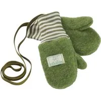 Pickapooh Pickapooh Baby und Kinder Fäustlinge Bio-Merinowolle Fleece moos Gr. 2 (bis 2 Jahre) – Produktbild 1 von 1
