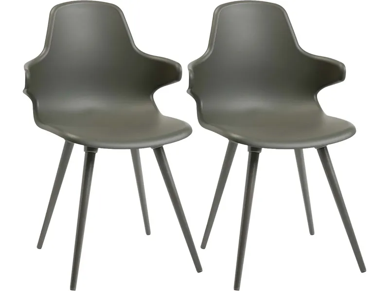 Topstar 2 Topstar Stühle "T2020" mit Armlehnen, umbragrau/umbragrau – Produktbild 1 von 1