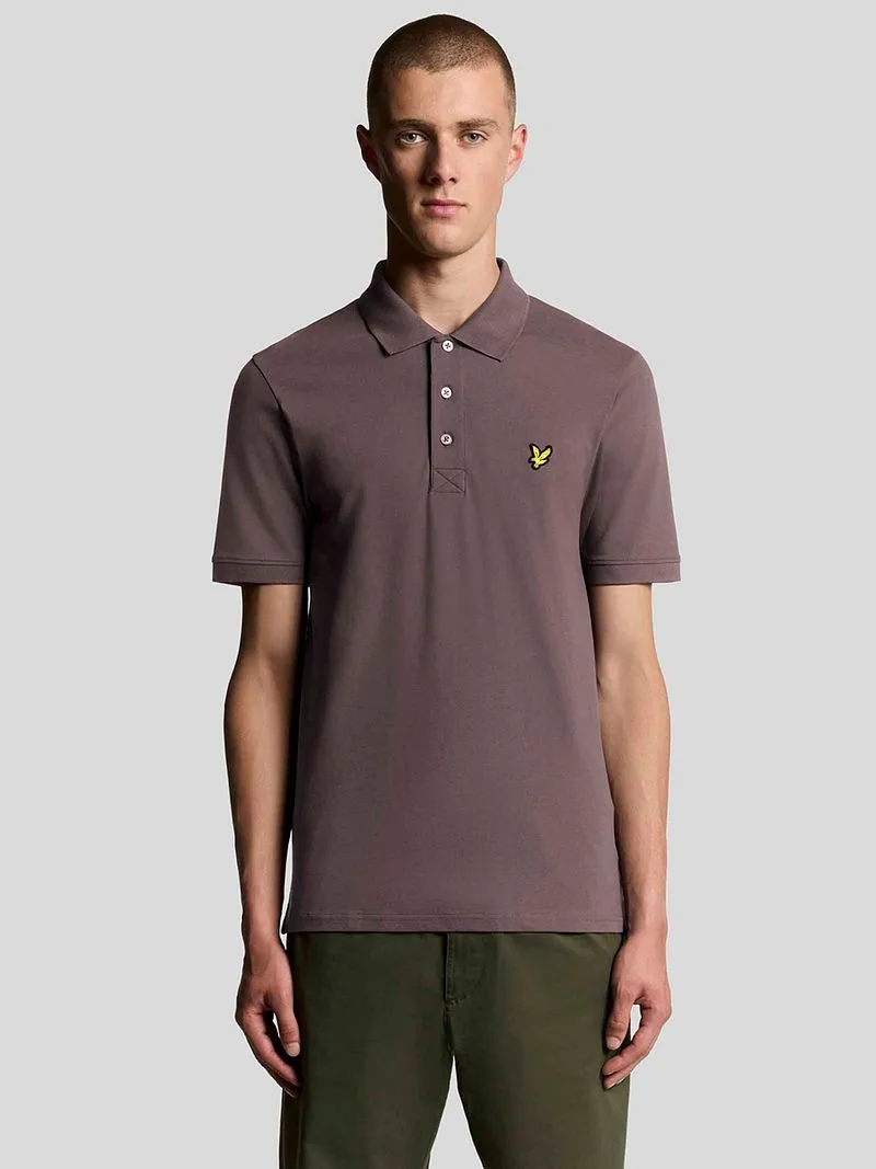 Lyle and Scott Lyle und Scott Polo Plain Espresso - Größe M, Braun, – Produktbild 2 von 4