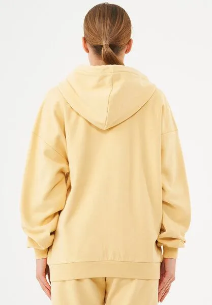 ORGANICATION ORGANICATION ESSENTIALS-JALE- Soft Touch Sweatjacke aus Bio-Baumwolle, Soft yellow, – Produktbild 4 von 4