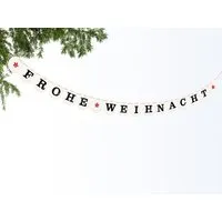 renna deluxe renna deluxe FROHE WEIHNACHT Girlande – Produktbild 1 von 1
