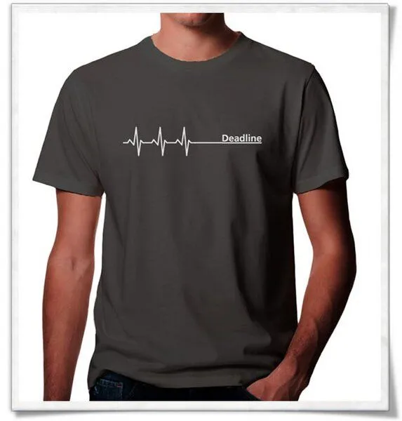 Picopoc Picopoc Deadline ;) / Grau / T-Shirt – Produktbild 1 von 4