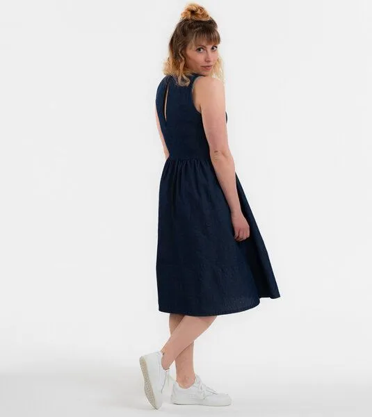 Gary Mash GARY MASH Kleid Wylie aus leichtem Denim, Blau, – Produktbild 3 von 4