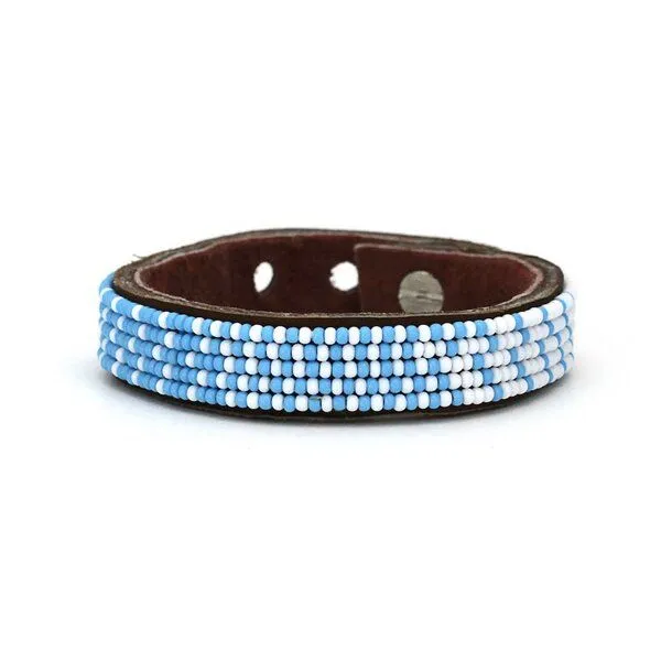 Swahili Coast Swahili Coast Perlenarmband & Armreif - OMBRE, Blau, – Produktbild 2 von 3