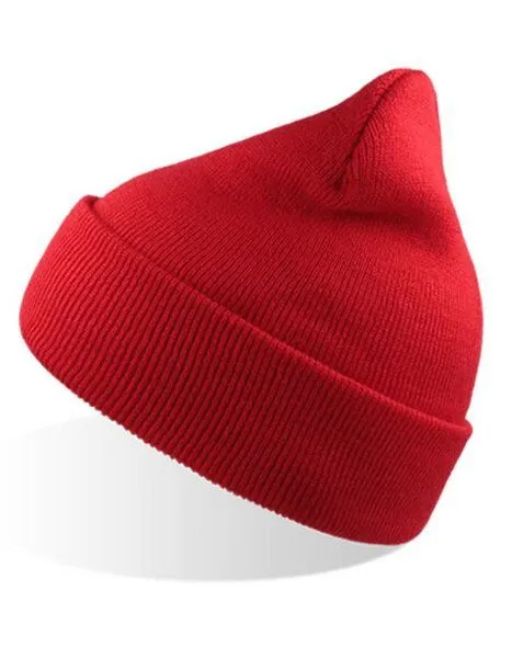Atlantis Headwear Atlantis Headwear Atlantis Mütze mit Bund in 35 Farben erhältlich, Rot, – Produktbild 1 von 2