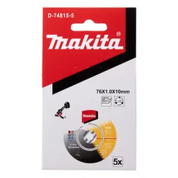 Makita Makita Trennscheibe "D-74815-5" 76x1,0x10mm, 5 Stk. – Produktbild 1 von 1
