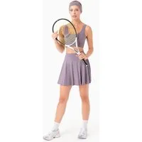 ORGANICATION ORGANICATION SUMMER | Sport-Skort mit Innenshorts aus recyceltem Polyamid, Dirty lilac, – Produktbild 1 von 1