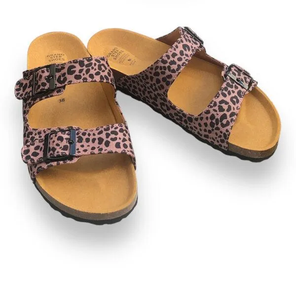 Grand Step Shoes Grand Step Shoes Luni Sandalen, vegan, Rosa-animal, – Produktbild 2 von 2