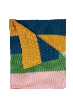 Frugi Frugi Kuscheldecke Multi Rainbow Stripes – Produktbild 1 von 1