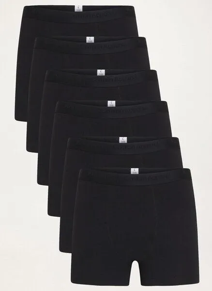 KnowledgeCotton Apparel KnowledgeCotton Apparel Unterhosen im 6er-Pack, Black jet, – Produktbild 4 von 4